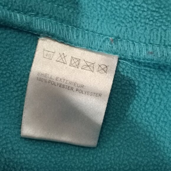 O'neill Ladies Size Medium Teal Full Zip Fitted Jacket with Faux Fur Lined Hood - Picture 5 of 8